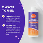 Lume Clothing Odor & Stain Remover – Laundry Booster & Soak – Removes Body Odor from Clothes – Powerful Odor-Eliminating Enzyme Formula Boosts Detergent Performance – Fragrance-Free & Dye-Free – 8 fl oz (Pack of 2)