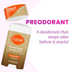 Lume Whole Body Deodorant - Smooth Solid Stick - 72 Hour Odor Control - Doctor Developed - Aluminum Free. Baking Soda Free and Skin Loving - 2.6 Ounce (Pack of 3) (Vanilla Bliss)