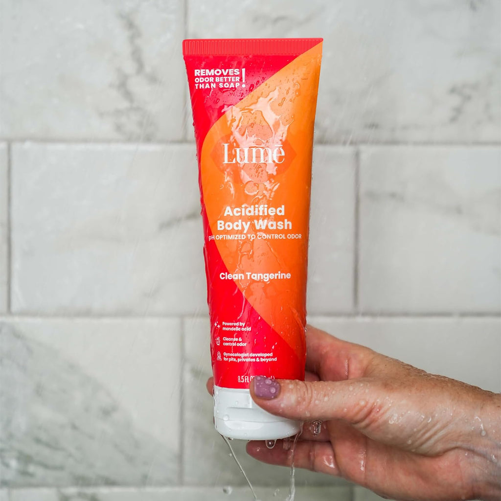 Lume Acidified Body Wash - 24 Hour Odor Control - Removes Odor Better than Soap - Moisturizing Formula