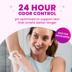 Lume Acidified Deodorant Wipes - 24 Hour Odor Control - Whole Body Deodorant Wipes - Aluminum Free. Baking Soda Free. Skin Loving - Flushable - 15 Count - 3 Pack (Soft Powder)