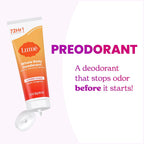 Lume Whole Body Deodorant - Invisible Cream Tube - 72 Hour Odor Control - Aluminum Free. Baking Soda Free. Skin Safe - 3.0 ounce (Clean Tangerine)