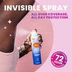 Lume Invisible Whole Body Deodorant Spray Duo (Full-Size & Mini) — 72-Hour Odor Control, 2-Piece Set (3.6 oz & 1.0 oz) – Fresh Citrus Scent