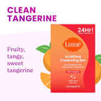 Lume Acidified Body Cleansing Bar - 24 Hour Odor Control - Removes Odor Better Than Soap - Moisturizing - No SLS or Parabens - OB/GYN Developed - 8.5 Ounce. 3 Pack (Tangerine. Lavender. & Unscented)