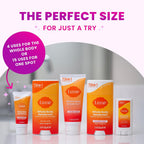 Lume Whole Body Deodorant - Mini Travel Size Invisible Cream Tube - Trial Size - 72 Hour Odor Control - Doctor Developed - Aluminum Free. Baking Soda Free - .5oz (Pack of 2) (Clean Tangerine)