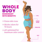 Lume Whole Body Deodorant - Invisible Cream Tube - 72 Hour Odor Control - Doctor Developed - Aluminum Free. Baking Soda Free and Skin Loving - 3.0 Ounce (Pack of 2) (Vanilla Bliss)