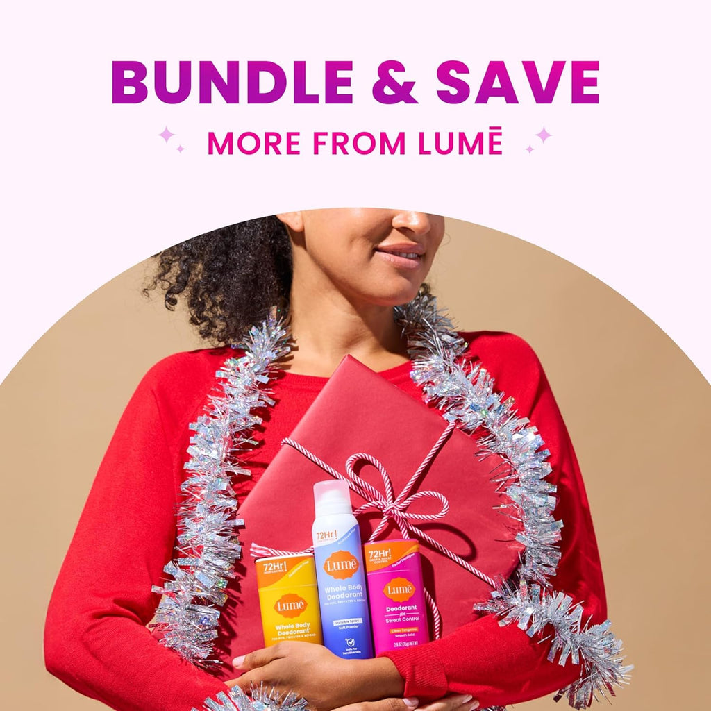 Lume Whole Body Deodorant - Invisible Cream Tube - 72 Hour Odor Control - Doctor Developed - Aluminum Free. Baking Soda Free and Skin Loving - 3.0 Ounce. (Pack of 2) (Fresh Alpine)